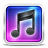 iTunes 10 Purple Blue Rounded Icon